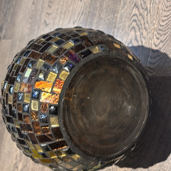 Vintage Mosaic Glass textured Vase - Picture 7 of 15